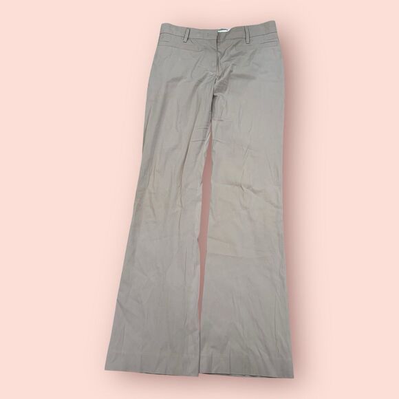 Prada Dress Pants Womens Size 38 Khaki Beige Straight Leg - Picture 1 of 6